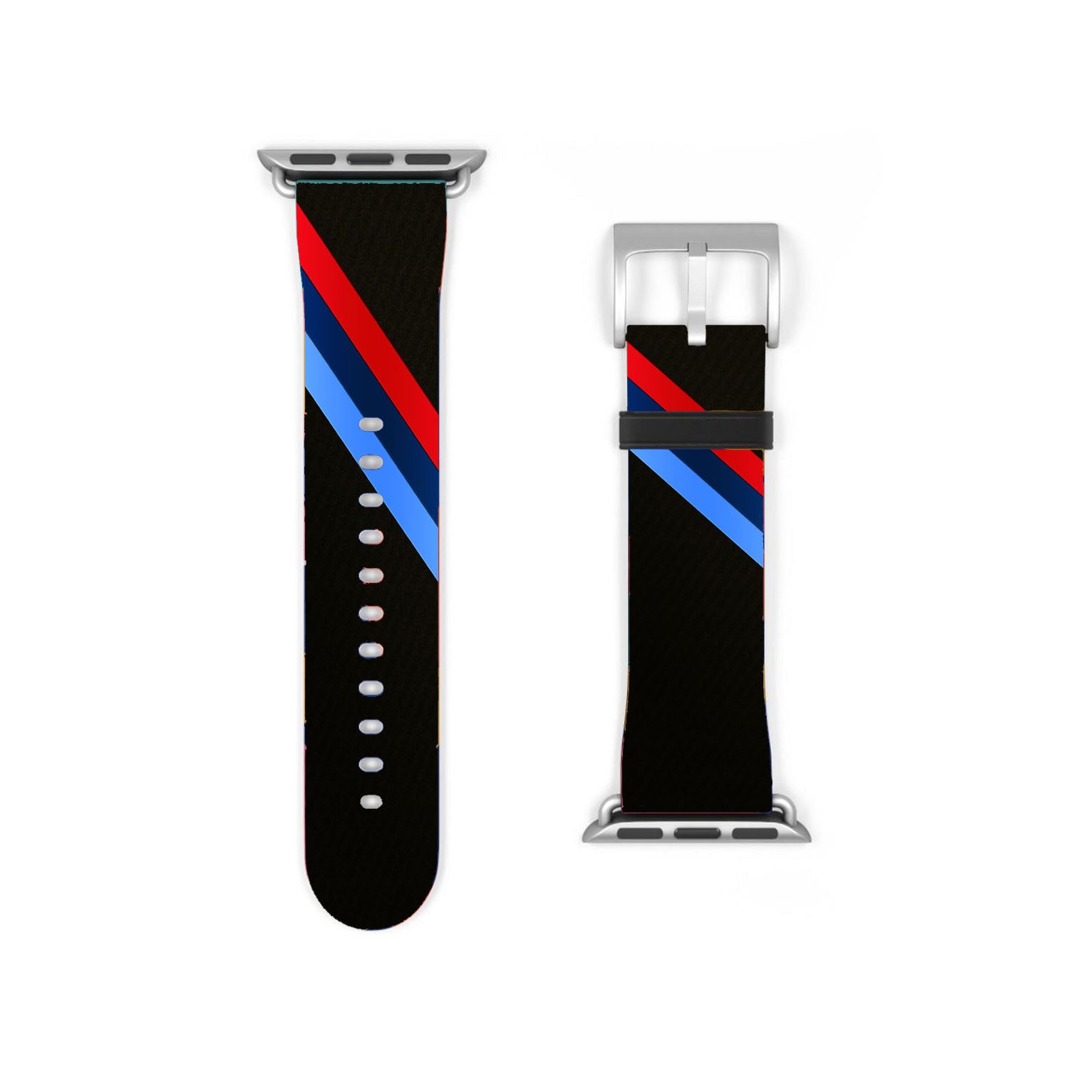 Three Color Line Bmw Apple Watch Band 38Mm - 44Mm