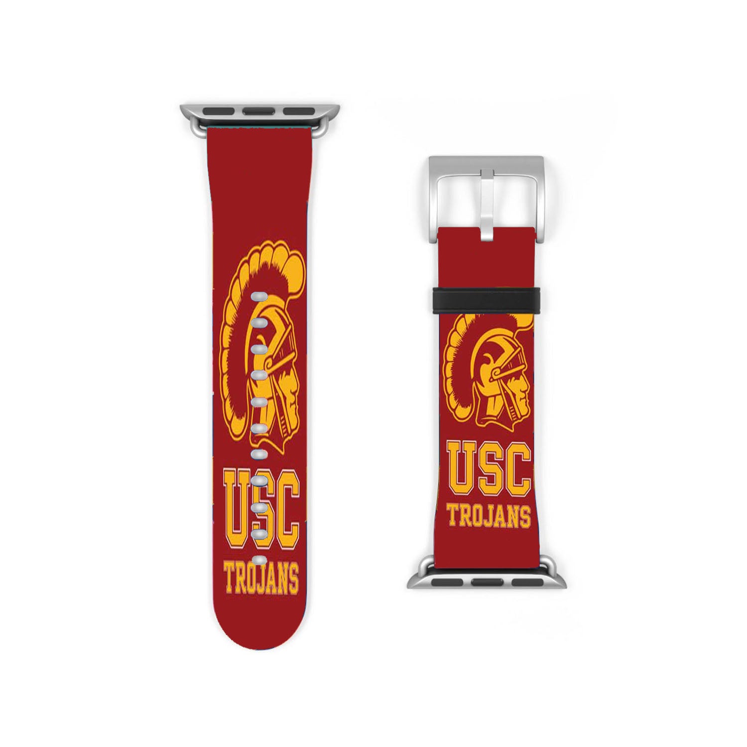 Usc Trojans Logo On Red Apple Watch Band 38Mm - 44Mm