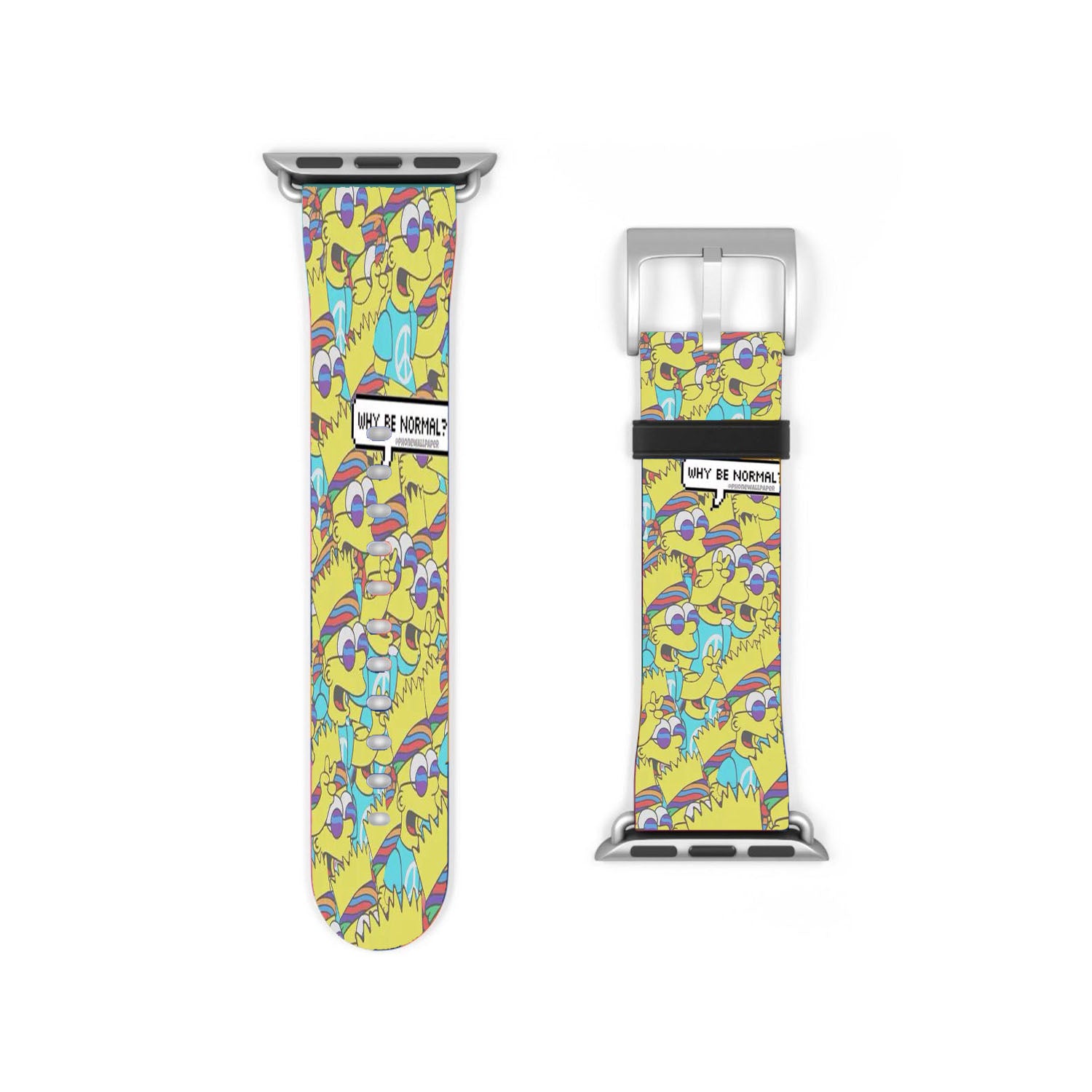 Why Be Normal - Simpson Apple Watch Band 38Mm - 44Mm