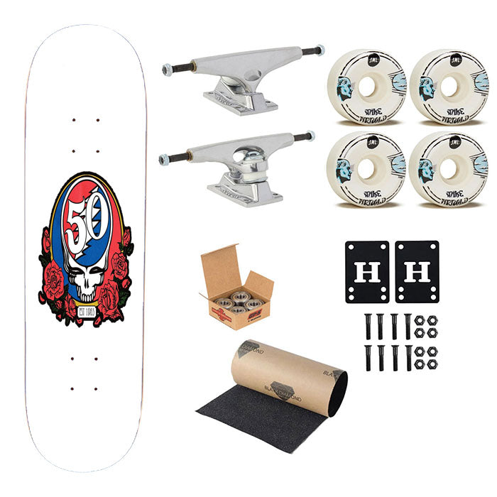 Grateful Dead Classic Rock Skateboard Complete Board 8.0" X 31.75"