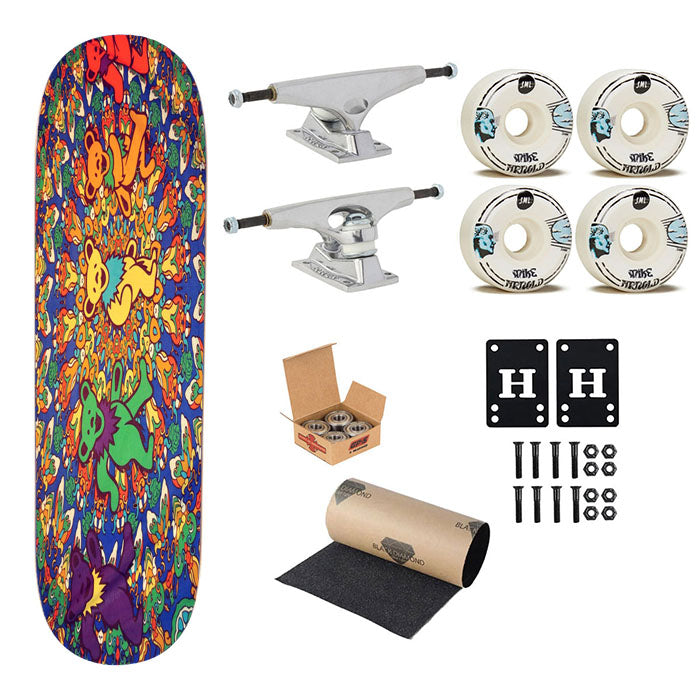 Grateful Dead Turtle Skateboard Complete Board 8.0" X 31.75"