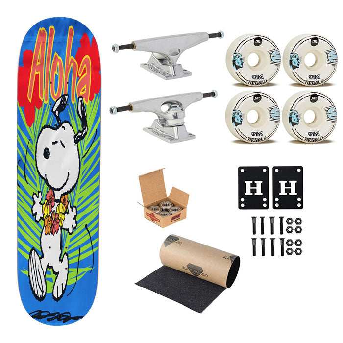 Aloha Snoopy Summer Skateboard Complete Board 8.0" x 31.75"