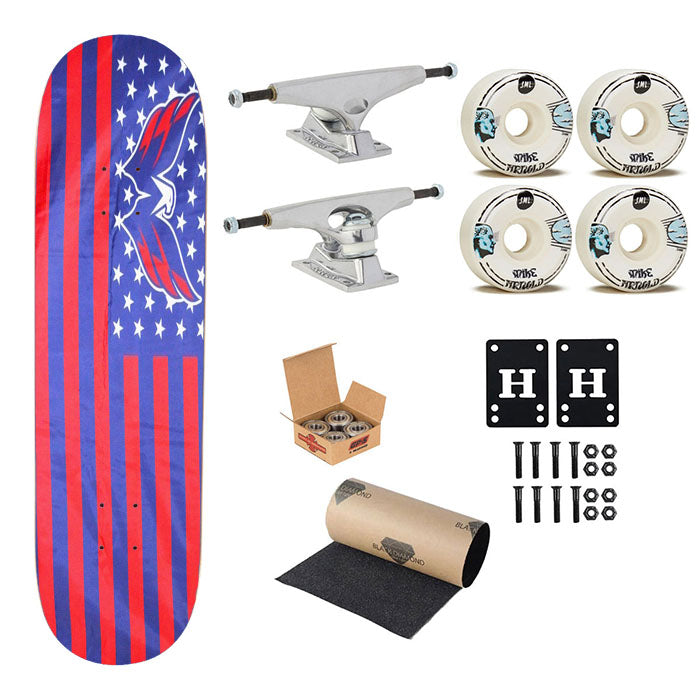 American Washington Capitals Skateboard Complete Board 8.0" X 31.75"