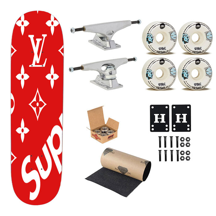 Big Supreme Louis Vuitton Skateboard Complete Board 8.0" X 31.75"