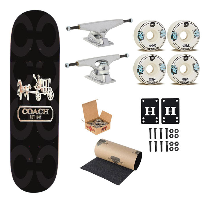 Coach Bag Logo Skateboard Complete Board 8.0" X 31.75"