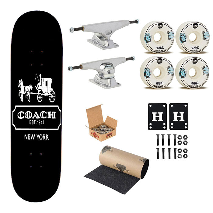 Coach Logo Skateboard Complete Board 8.0" X 31.75"