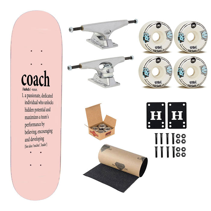 Coach Passionate Skateboard Complete Board 8.0" X 31.75"