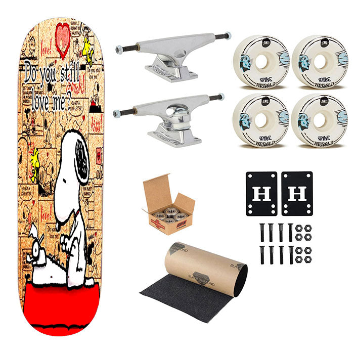 Do You Still Love Me Snoopy Skateboard Complete Board 8.0" X 31.75"