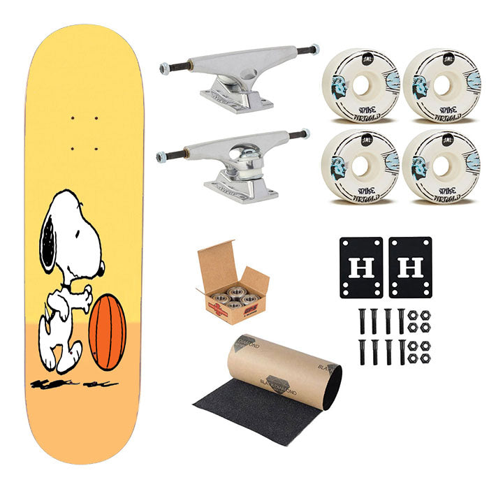Funny Snoopy Play Basket Skateboard Complete Board 8.0" X 31.75"