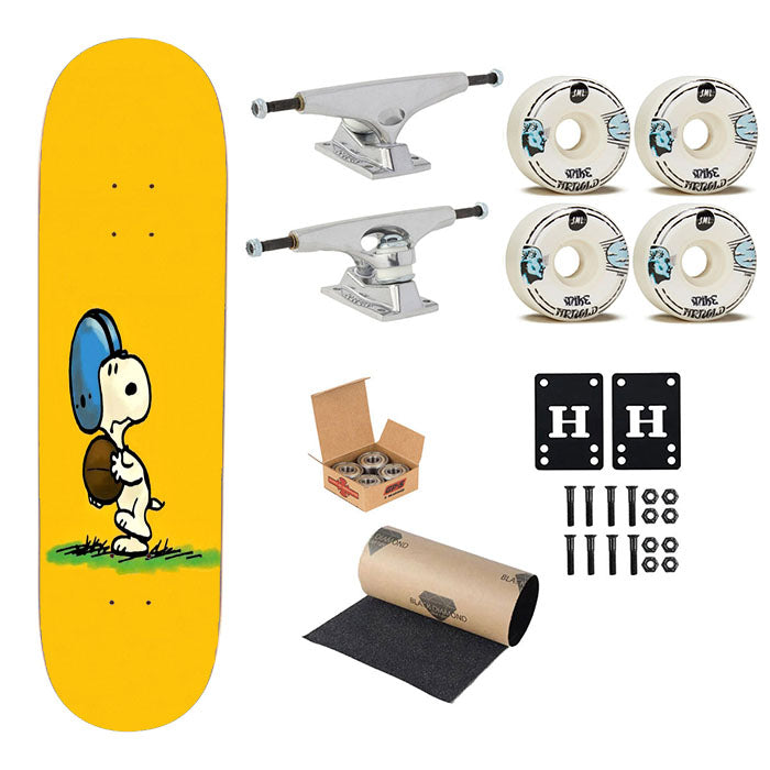 Funny Snoopy Play Football Skateboard Complete Board 8.0" X 31.75"