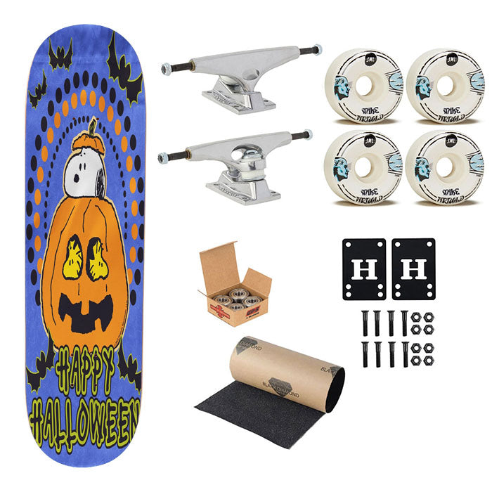 Halloween Snoopy Jack O'Lantern Skateboard Complete Board 8.0" X 31.75"
