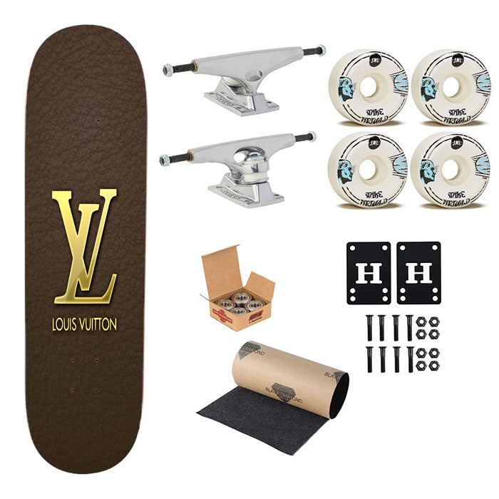 Louis Vuitton Art Skateboard Complete Board 8.0" X 31.75"