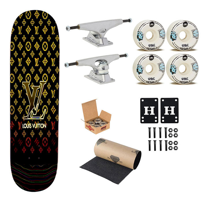 Louis Vuitton Design Skateboard Complete Board 8.0" X 31.75"