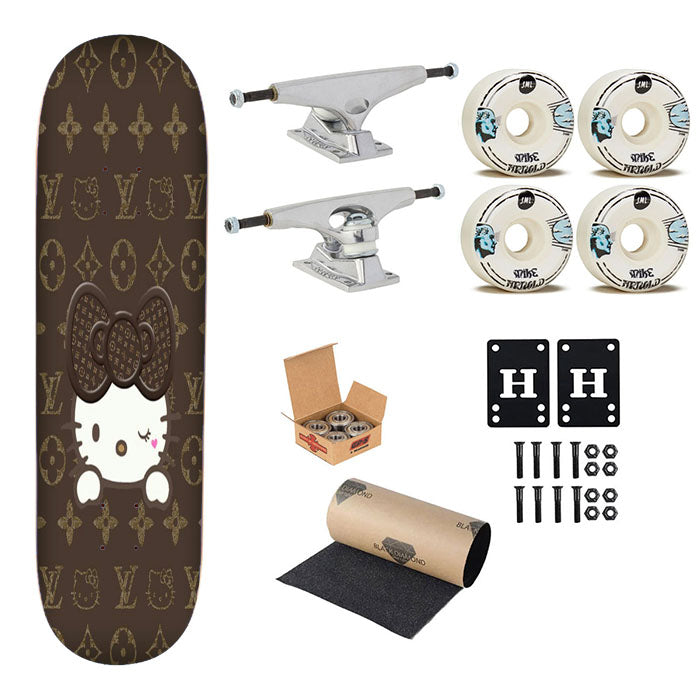 Louis Vuitton Mickey Mouse Skateboard Complete Board 8.0" X 31.75"