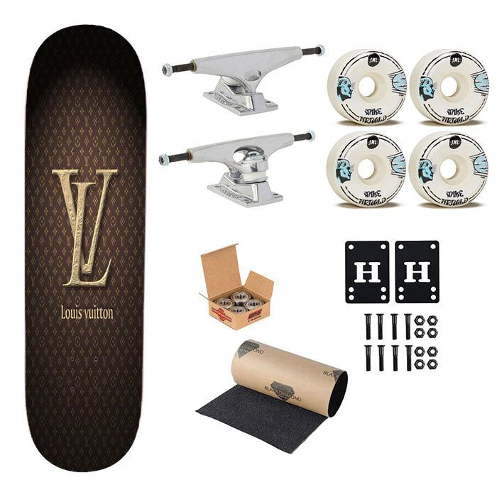 Louis Vuitton Nobel Skateboard Complete Board 8.0" X 31.75"