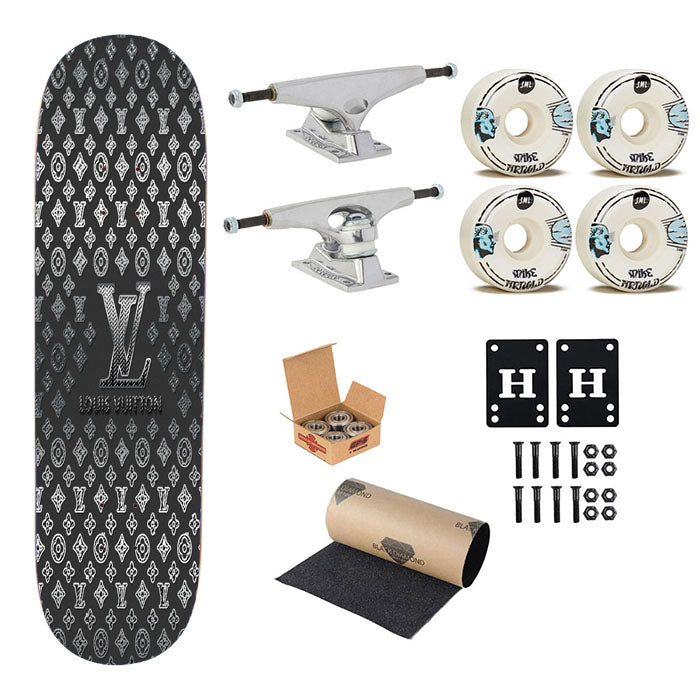 Louis Vuitton Wallpaper Skateboard Complete Board 8.0" X 31.75"
