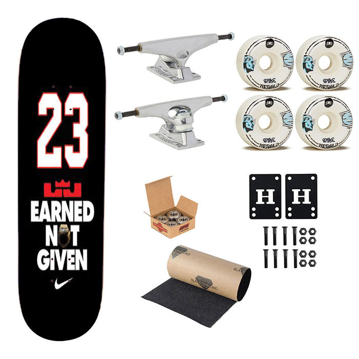 Michael Jordan Earned Not Given Skateboard Complete Board 8.0" X 31.75"