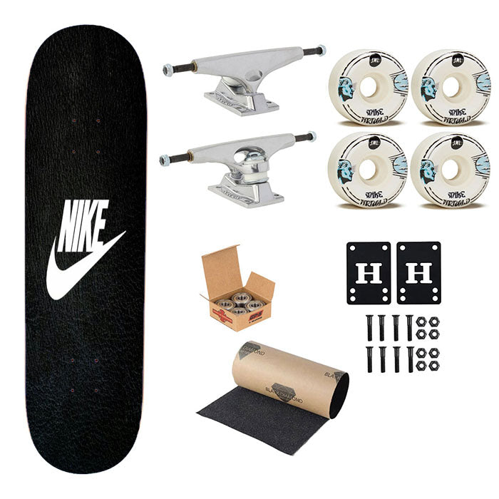 Nike Carbon Art Skateboard Complete Board 8.0" X 31.75"