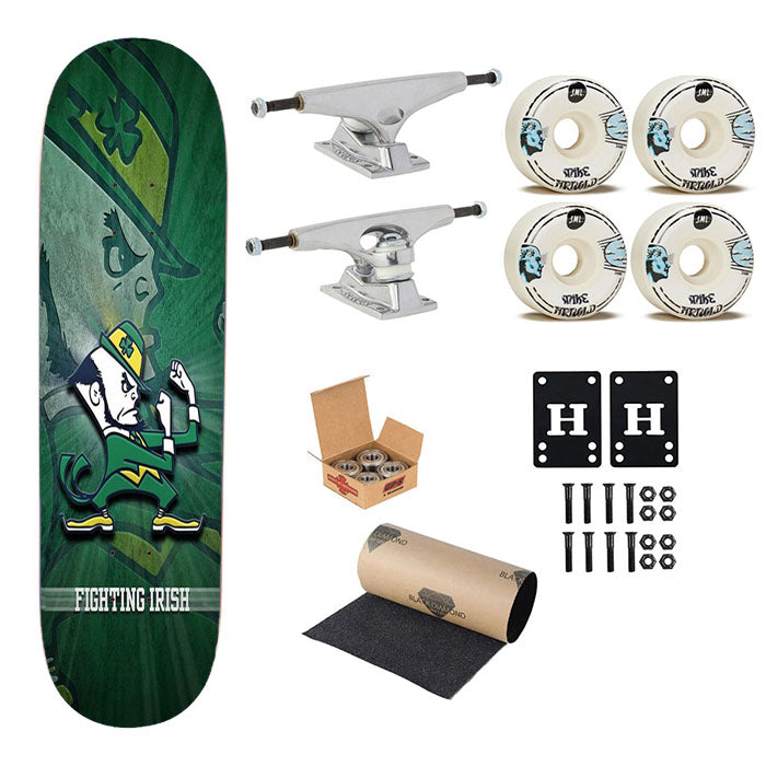 Notre Dame Fighting Irish Nfl Skateboard Complete Board 8.0" X 31.75"