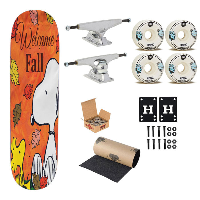 Peanuts Autumn Skateboard Complete Board 8.0" X 31.75"