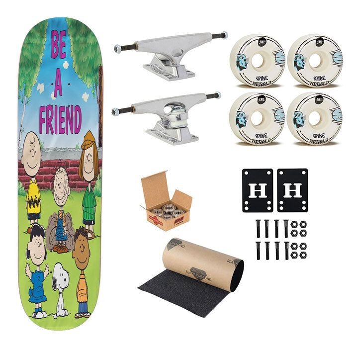 Peanuts Be A Friend Skateboard Complete Board 8.0" X 31.75"