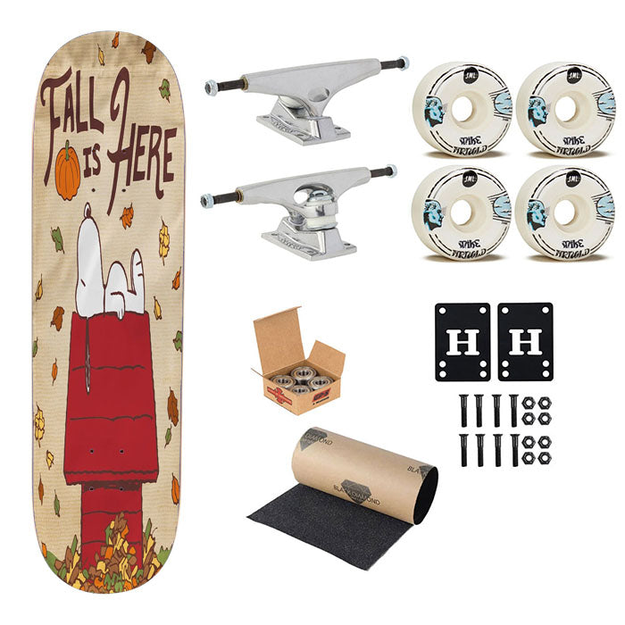 Peanuts Fall Skateboard Complete Board 8.0" X 31.75"