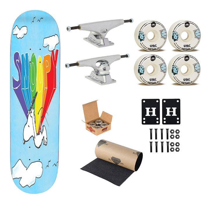 Peanuts Flying Snoopy Skateboard Complete Board 8.0" X 31.75"