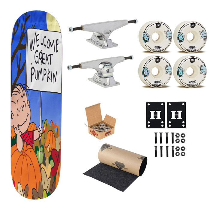 Peanuts Great Pumpkin Skateboard Complete Board 8.0" X 31.75"