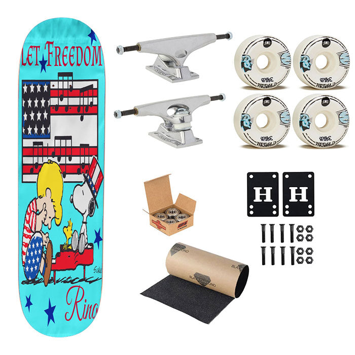 Peanuts Peanuts Let Freedom Ring Skateboard Complete Board 8.0" X 31.75"