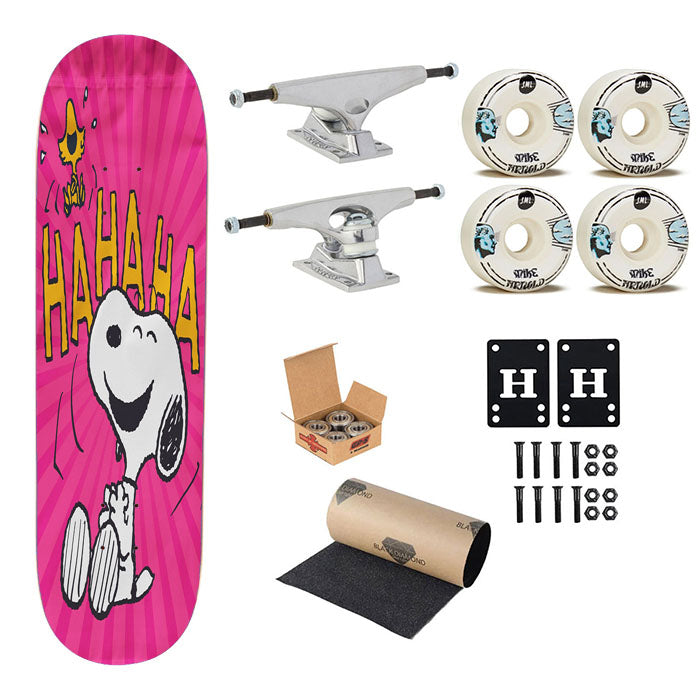 Peanuts Smile Giggle Laugh Skateboard Complete Board 8.0" X 31.75"