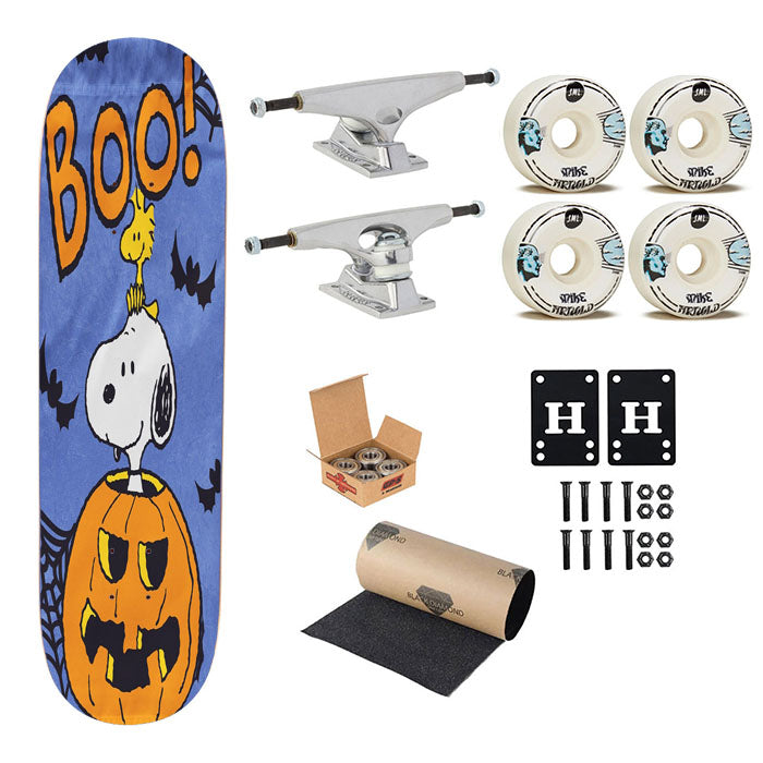 Peanuts Snoopy And Woodstock Halloween Skateboard Complete Board 8.0" X 31.75"