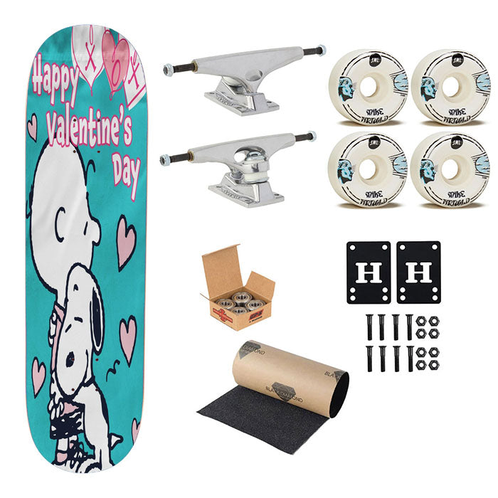 Peanuts Snoopy Charlie Brown Skateboard Complete Board 8.0" X 31.75"