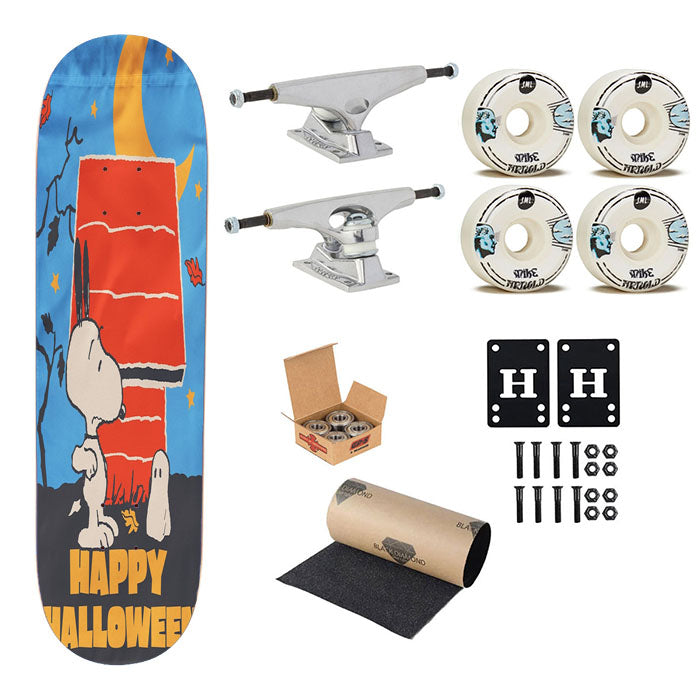 Peanuts Snoopy Ghost Happy Halloween Skateboard Complete Board 8.0" X 31.75"