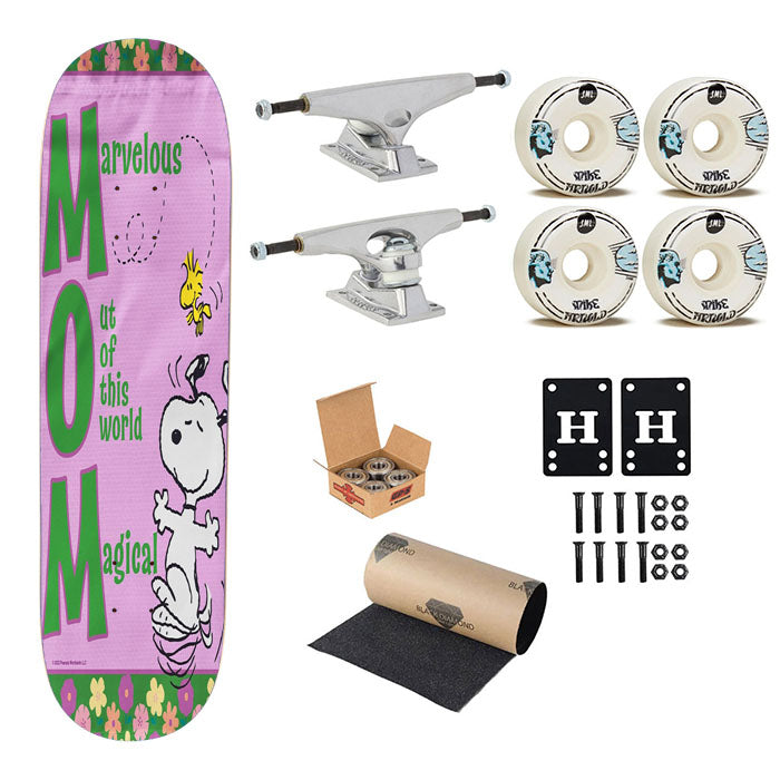 Peanuts Snoopy Mom Skateboard Complete Board 8.0" X 31.75"