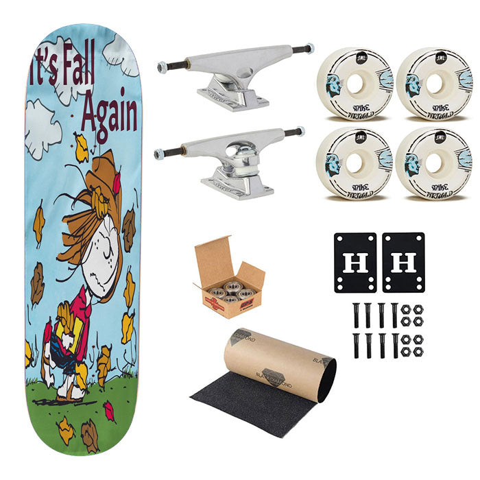 Peppermint Patty Peanuts Fall Skateboard Complete Board 8.0" X 31.75"