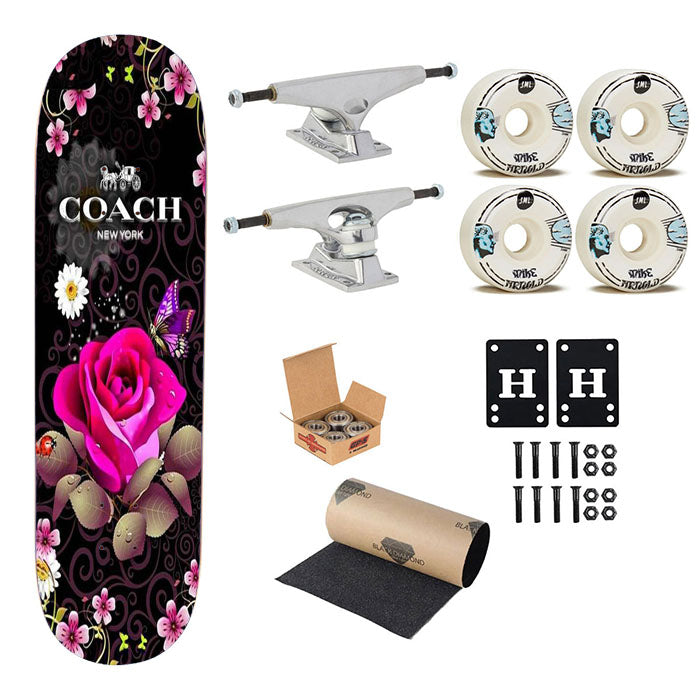 Rose Coach New York Skateboard Complete Board 8.0" X 31.75"