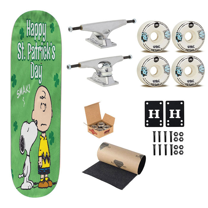 Snoopy And Charlie Brown St Skateboard Complete Board 8.0" X 31.75"