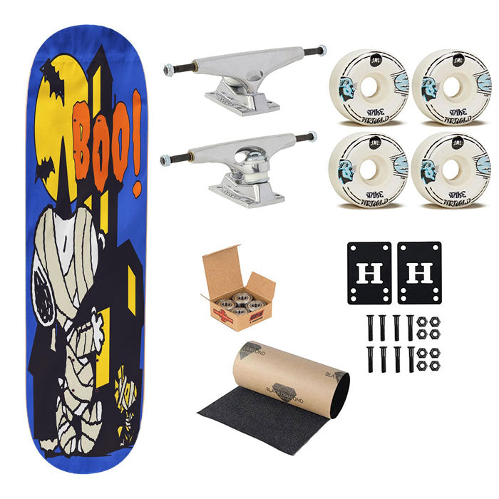 Snoopy And Woodstock Halloween Skateboard Complete Board 8.0" X 31.75"