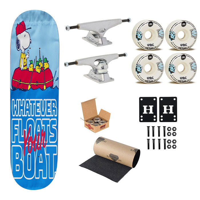 Snoopy And Woodstock Summer Skateboard Complete Board 8.0" X 31.75"