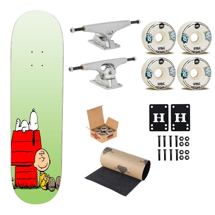 Snoopy Charlie Brown Skateboard Complete Board 8.0" X 31.75"
