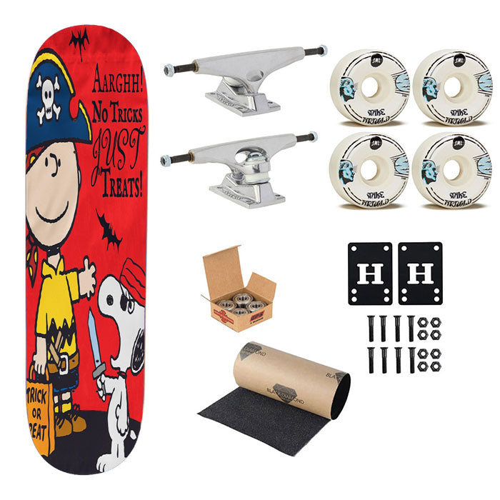 Snoopy Charlie Brown Halloween Skateboard Complete Board 8.0" X 31.75"