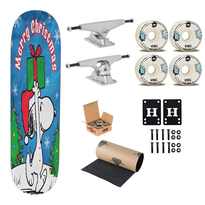 Snoopy Christmas Peanuts Skateboard Complete Board 8.0" X 31.75"