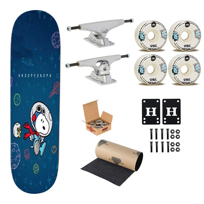 Snoopy Drops Skateboard Complete Board 8.0" X 31.75"