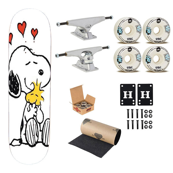 Snoopy Hug Skateboard Complete Board 8.0" X 31.75"