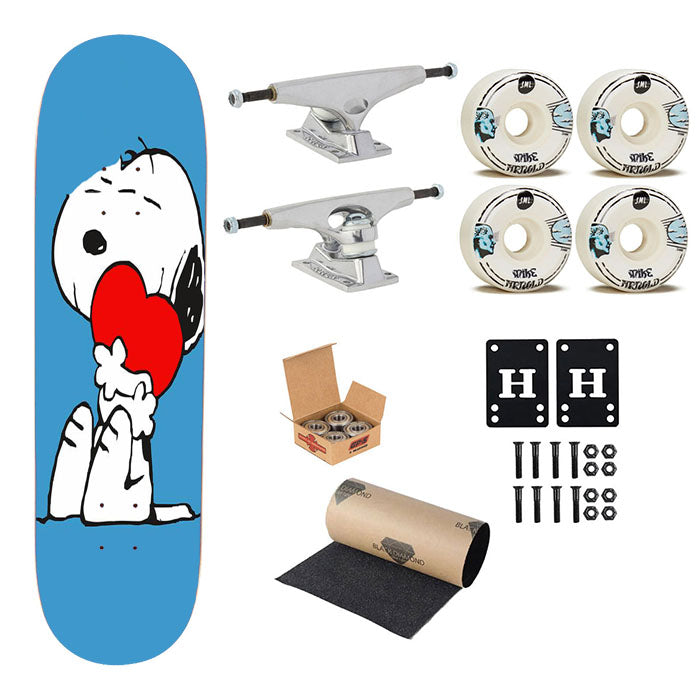 Snoopy Love Heart Skateboard Complete Board 8.0" X 31.75"
