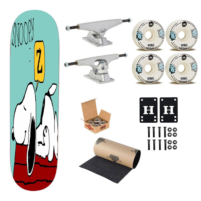 Snoopy Sleep Skateboard Complete Board 8.0" X 31.75"