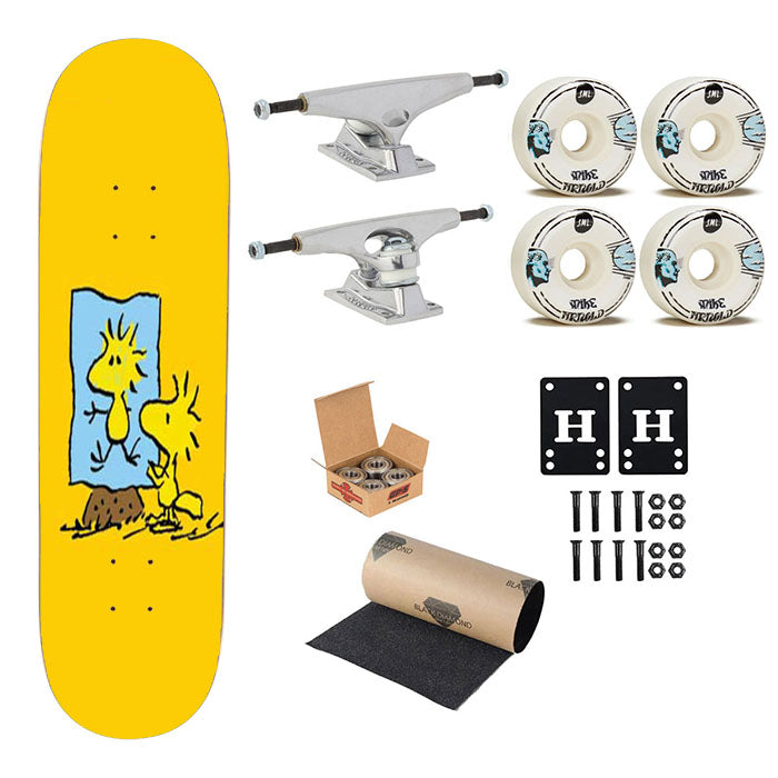 Snoopy Woodstock Painting Skateboard Complete Board 8.0" X 31.75"