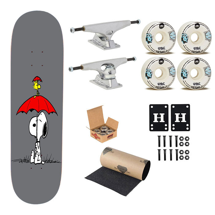 Snoopy Woodstock Umbrella Skateboard Complete Board 8.0" X 31.75"