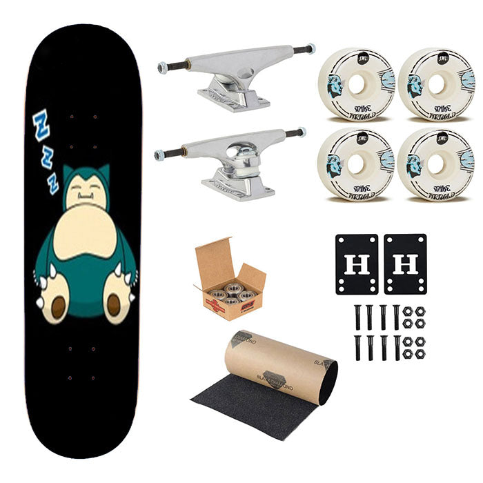 Snorlax Skateboard Complete Board 8.0" X 31.75"