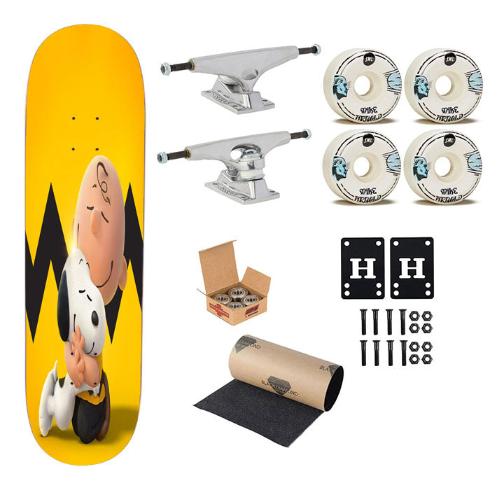The Peanuts And Snoopy Movie Family Skateboard Complete Board 8.0" X 31.75"